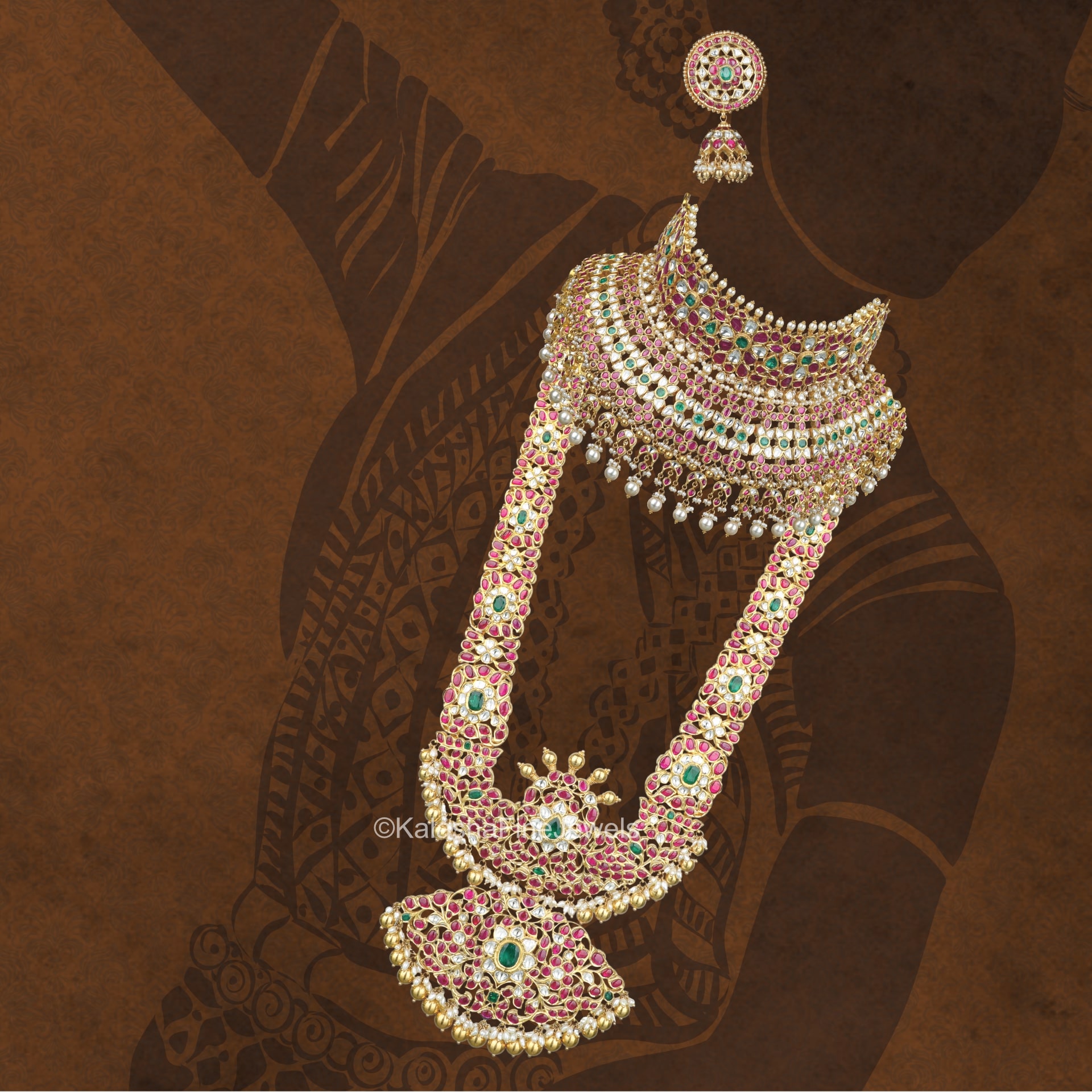 Kundan Necklace Jewellery by Kalasha