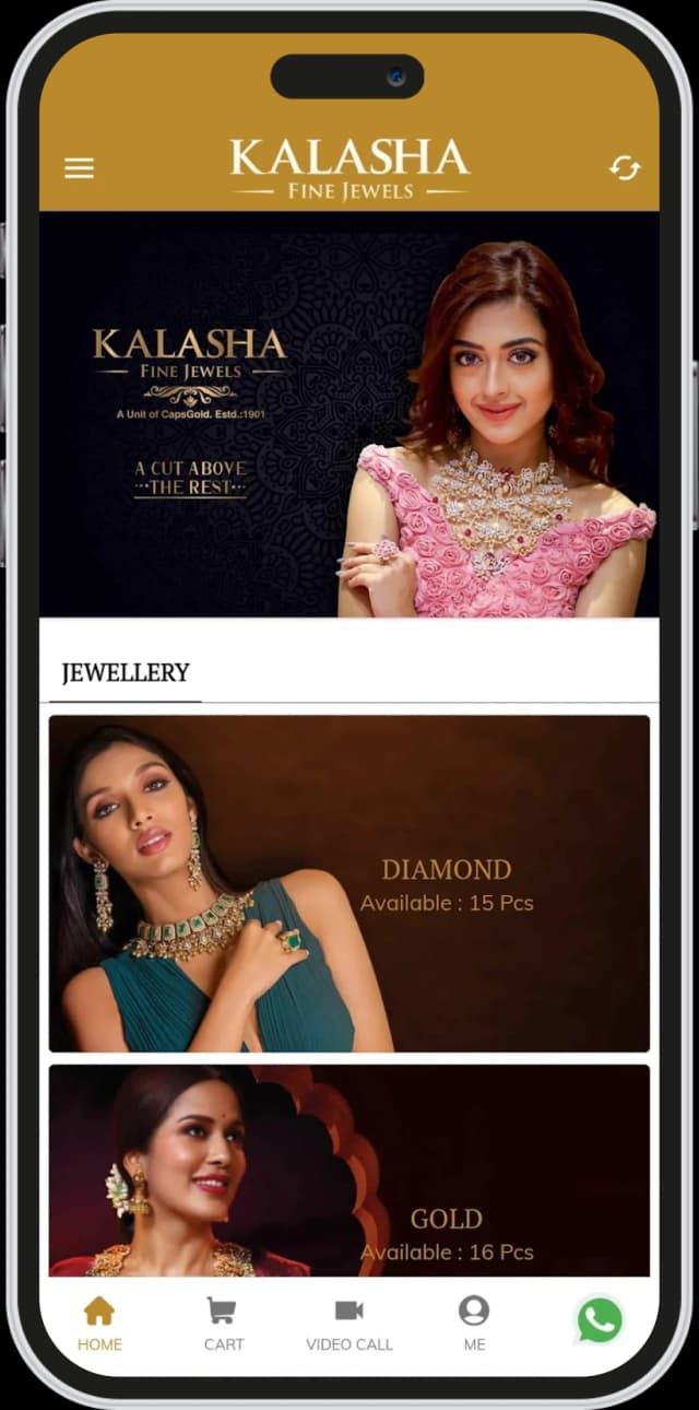 Kalasha app on phone